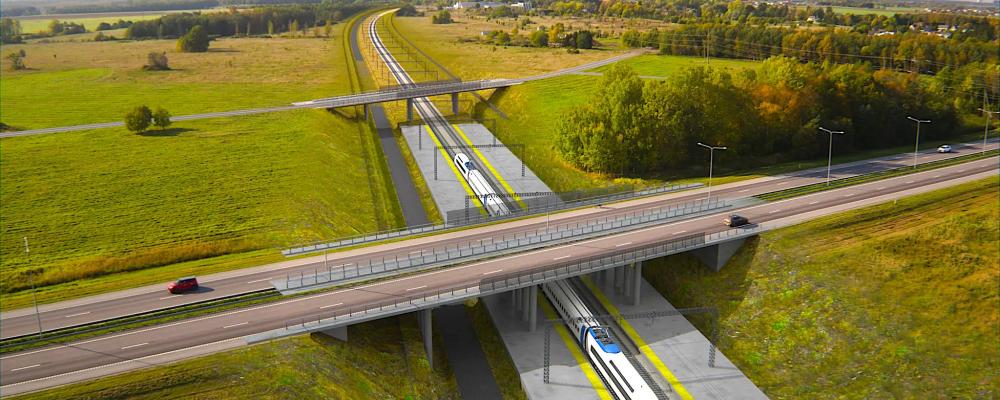 Den konsoliderade upphandlingen omfattar även andra materialkategorier, som räls, växlar, sliprar, ballaster och dilatationsfogar. Illustration: Rail Baltica