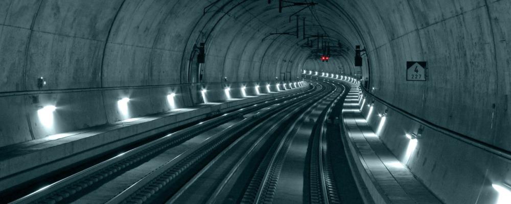 Lötschberg-bastunneln i Schweiz. Foto: Afry
