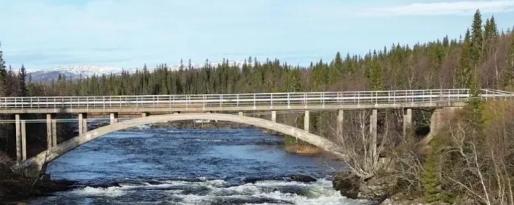 Den nya ska få högre bärighet än den befintliga bron. Foto: Trafikverket