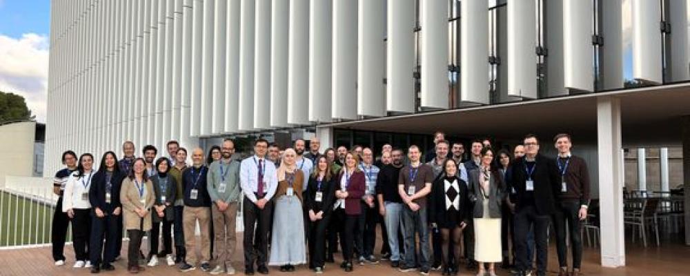 Första projektmötet i Barcelona med representanterna från alla 19 institutioner som deltar i forskningsprojektet. Foto: Computer Center i Barcelona. Foto: Computer Center i Barcelona