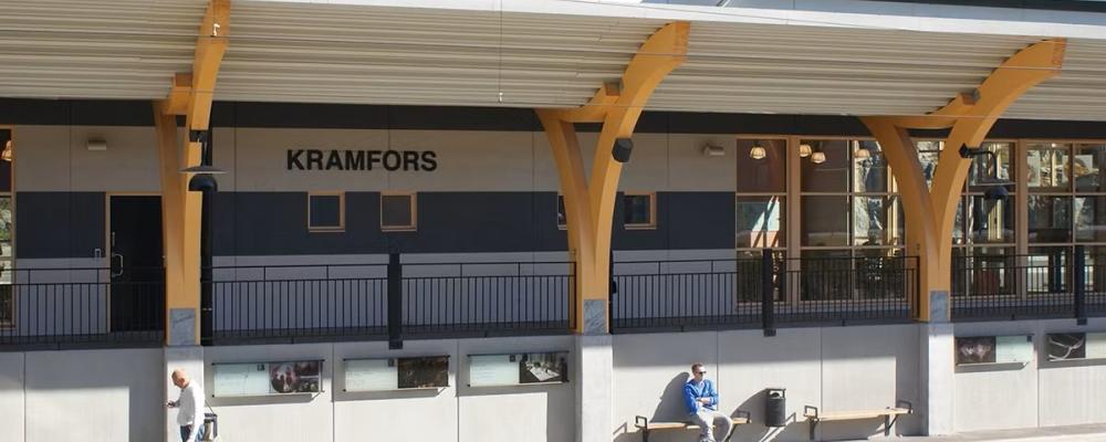 Kramfors terminal. Foto: Kramfors kommun