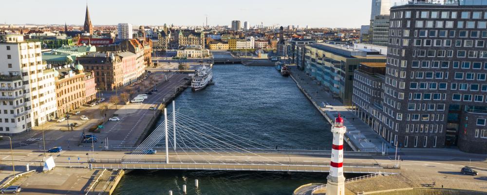 Klimatförändringarnas ökade risker, med stigande havsnivåer och kraftigare skyfall, ligger till grund för konferensen som samlar beslutsfattare, representanter från näringsliv, akademi och offentlig sektor från hela Europa. Foto: Malmö stad