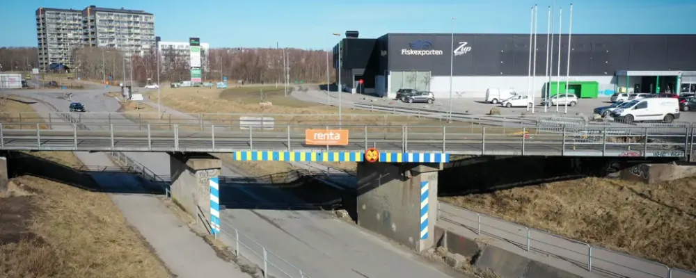 Varbergstunneln rivs. Foto: Implenia Sverige AB