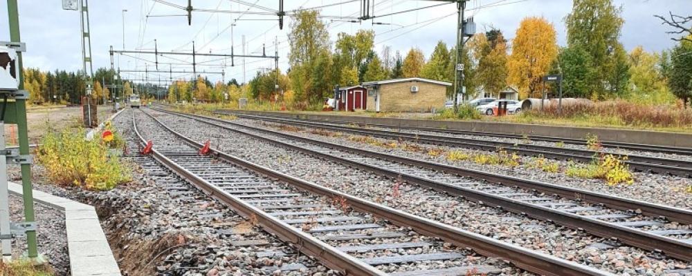 Nattavaara bangård. Foto: Trafikverket