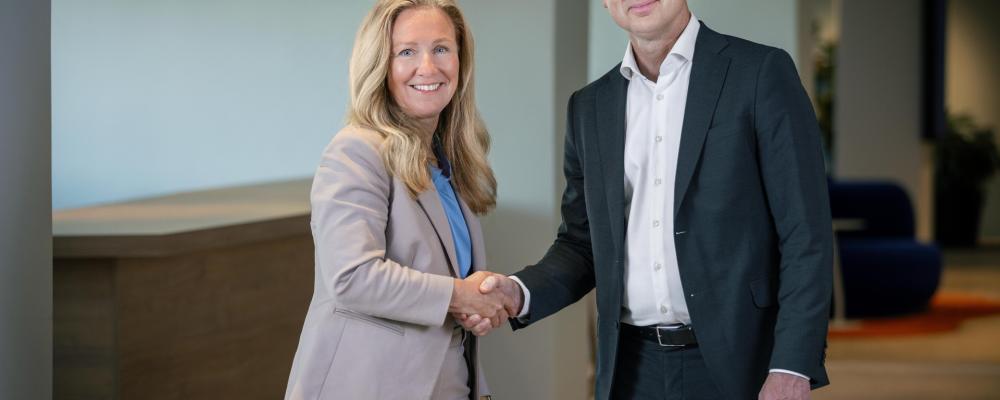 Karin Eriksson och Joachim Nordin. Foto: OKQ8