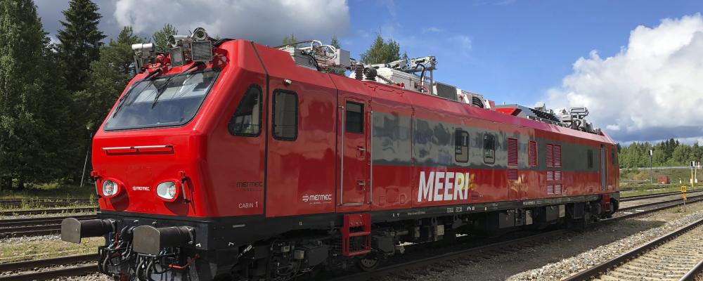 Mätvagn Meeri. Foto: Väylävirasto, Finlands Trafikledsverk