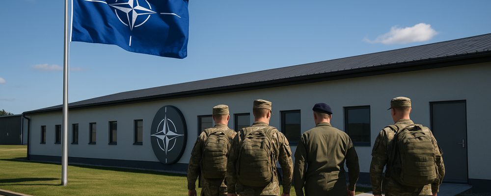 Staben blir en del av Natos kommandostruktur och bemannas centralt av NATO. Illustration: AI-genererad bild. Ej ett fotografi. Upphovsrätt © Conventus– AI-genererat innehåll. Inget av materialet får reproduceras eller användas i andra sammanhang utan skriftligt medgivande.