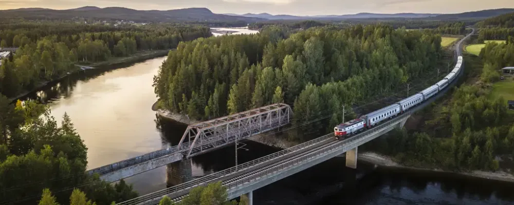 Trafikverket har fastställt den linje som ska ligga till grund för den fortsatta planeringen mellan Skellefteå Degerbyn och länsgränsen mot Norrbotten. Foto: Trafikverket