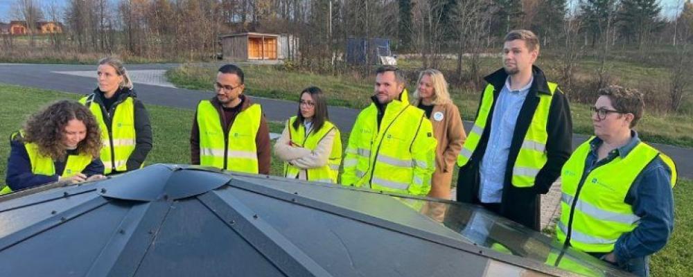 Arkivbild från deltagare på innovationskonferensen vatten, arrangerad av Tekna, som besökte Vattencentret i oktober 2024. Foto: Inger Anita Merkesdal