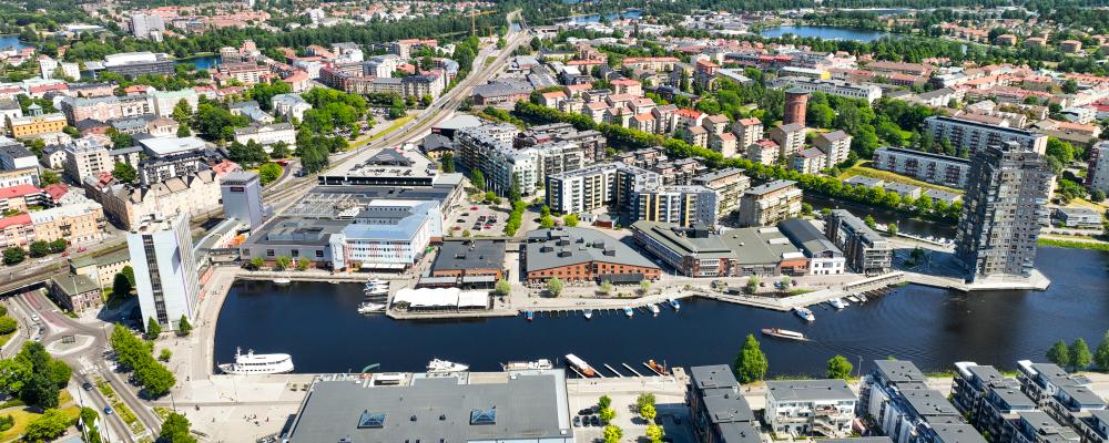 Norra Allén på Norrstrand får nya VA-ledningar som en del av ett större ombyggnadsprojekt. Foto: Karlstad kommun