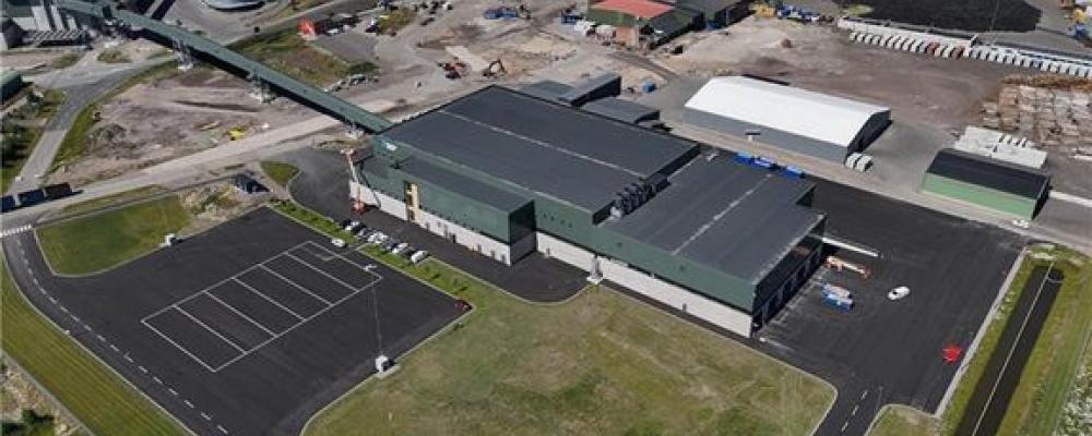 Exteriör Gärstad sorteringsanläggning Foto: Tekniska verken