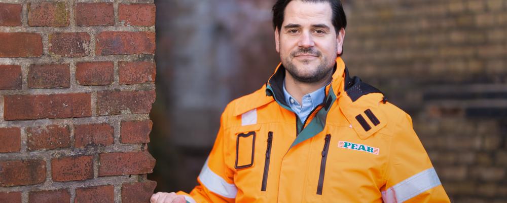 Ioannis Strantzalis, regionchef på Peab. Foto: Peab