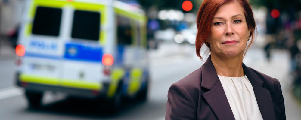 Katharina von Sydow, förbundsordförande Fotograf: Stefan Tell/Polisförbundet