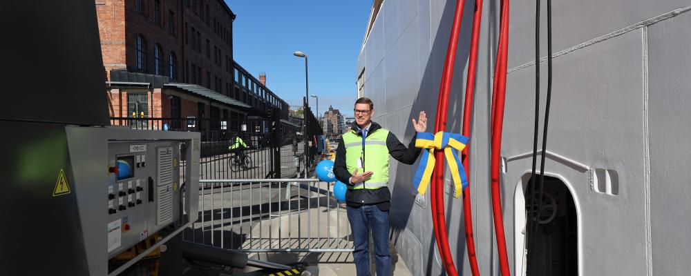 Invigningen i Stockholm Foto: Stockholms Hamnar Byline: Ports of Stockholm