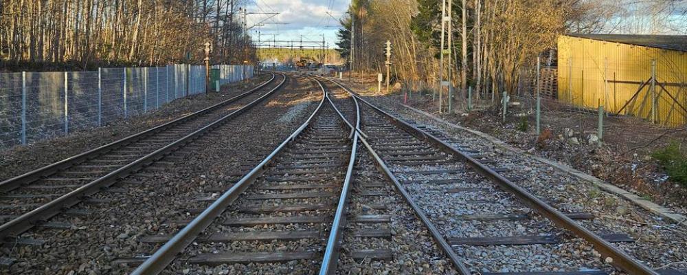 Järnvägen i området kommer att vara avstängt under arbetsperioden. Foto: Trafikverket