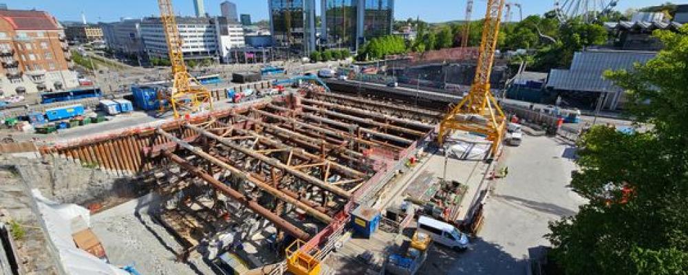 Västlänken Korsvägen Foto: Trafikverket