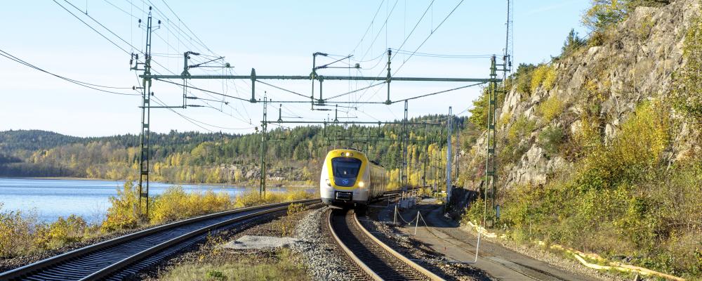 Nu närmar sig banarbetet målgång Pressfoto: Birgitta Lagerlöf
