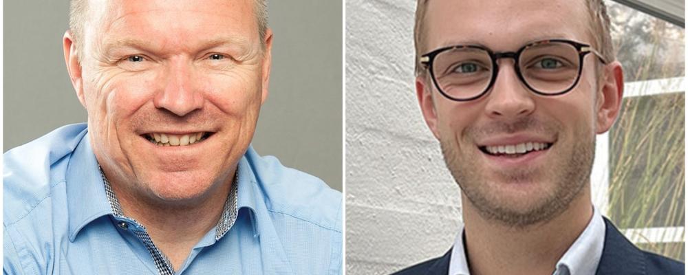 Vidar Handal och Mathias Poulsen. Foto: Wavin