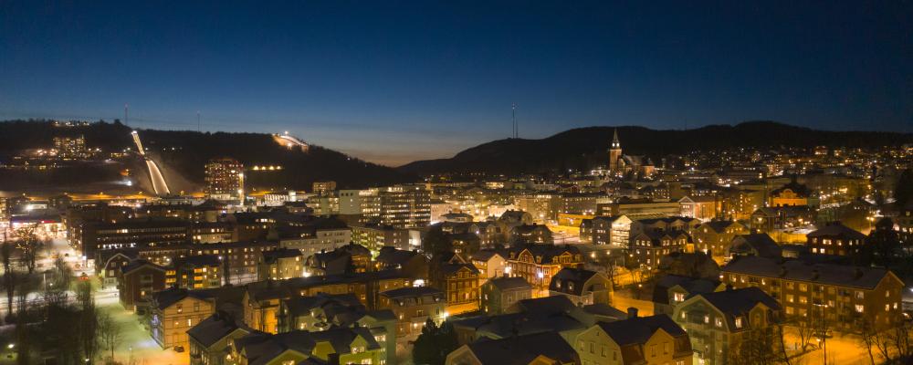 Vintervy Örnsköldsvik. Pressfoto: Örnsköldsvik kommun