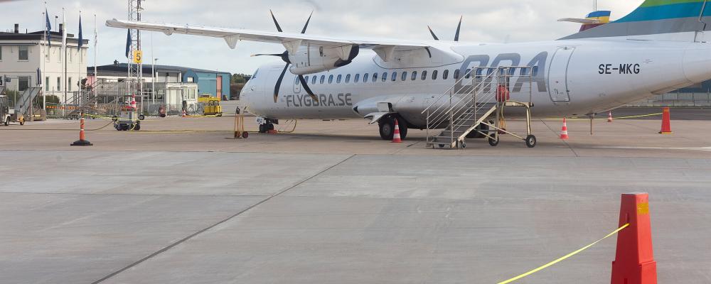 Visby flygplats. Foto: Pymouss/Wikimedia Commons/https://commons.wikimedia.org/wiki/File:Visby_flygplats_20190824.jpg