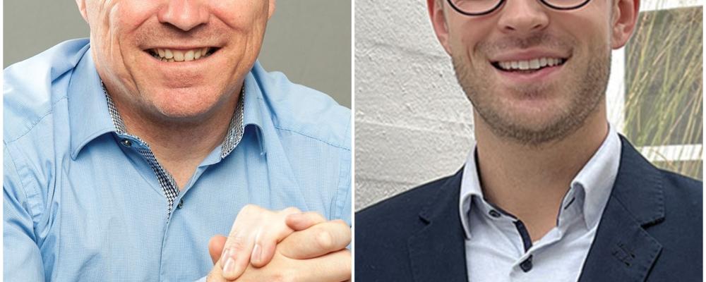 Vidar Handal och Mathias Poulsen. Foto: Wavin