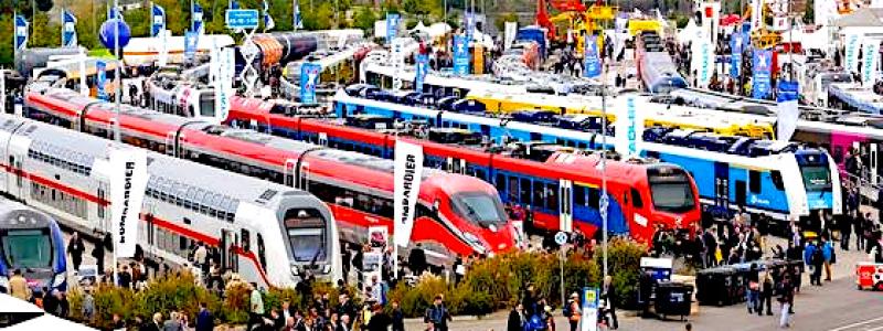 Hjärtat i InnoTrans är det imponerande spårområdet där över 110 fordon för både person- och godstransport ställs ut. På en sträcka av 3 500 meter spår visas allt från höghastighetståg och regionaltåg till spårvagnar och hybridlokomotiv. Här får besökare chansen att se tekniken på nära håll och uppleva framtidens transportmedel. Foto: Innotrans