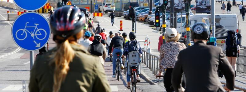 Morgonrusning i Stockholm. Foto: Stockholms Handelskammare