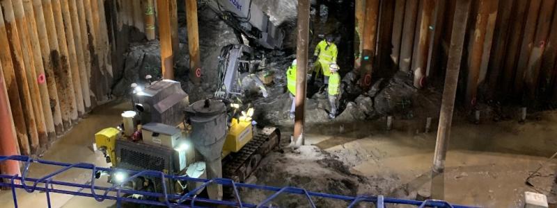 Överblick av arbetsområdet. 
Foto: Stabtech