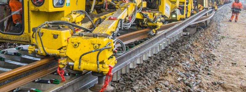 Spårbyte etapp 2. Foto: Trafikverket