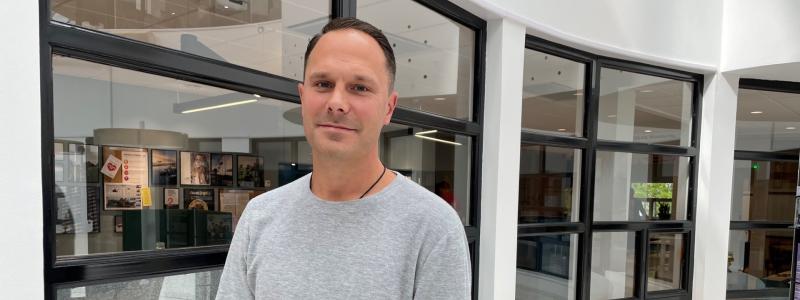En nyrekryterad Jesper Fredmark. Foto: Swedavia