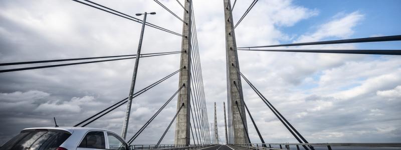 Johan Nilsson/TT: Öresundsbron förbättrade sitt resultat 2021 jämfört med 2020, men det var lägre än 2019. Arkivbild.