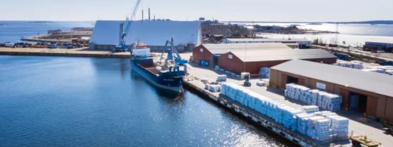 Port of Skellefteå föreslås ett EU-stöd på närmare 97 miljoner kronor för att utveckla omlastning mellan järnväg och sjöfart genom projektet Framtidsäkrad intermodalitet vid Port of Skellefteå. Foto Patrick Degerman.