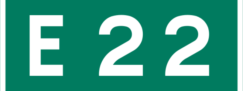 Trafikstoppet på E22 inträffade onsdag 3 januari 2024 på Linderödsåsen nordost om Hörby Kommun, i höjd med Ekerödsrasten i Skåne län. Foto: Wikimedia Commons
