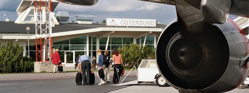 Östersunds flygplats. Foto: Dieter Wirz/Wikimedia Commons