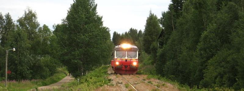 Överhogdal, inlandsbanan. Foto: Wikimedia Commons