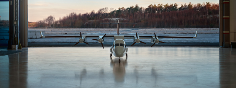 Regeringen vill påskynda utvecklingen av elflyg. Foto: Heart Areospace