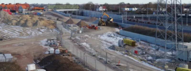Fyrspåret rustar upp miljöer runt stationerna i Hjärup och Åkarp. Foto: Trafikverket
