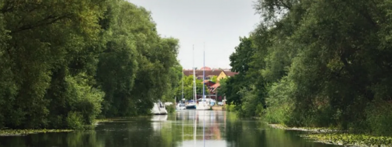 Delar av året har  Enköping problem med översvämning av gator och infrastruktur Foto: Enköpings kommun