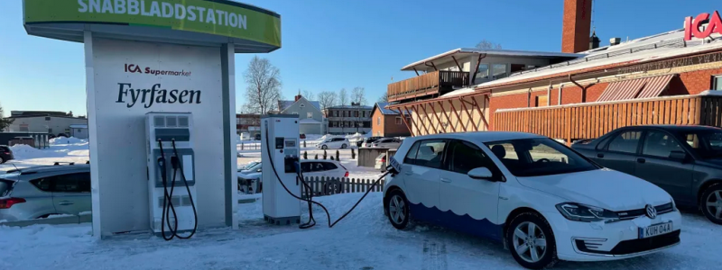 Behovet av laddinfrastruktur ökar i Härjedalens fjällvärld. Foto: Fyrfasen Energi
