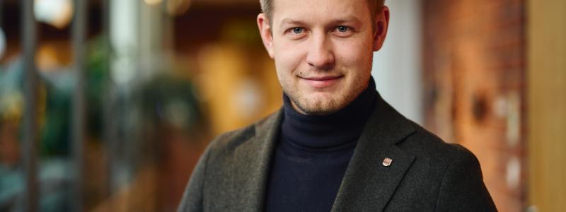 Adam Johansson, ordförande för Västra stambanegruppen. Foto: Västra stambanegruppen