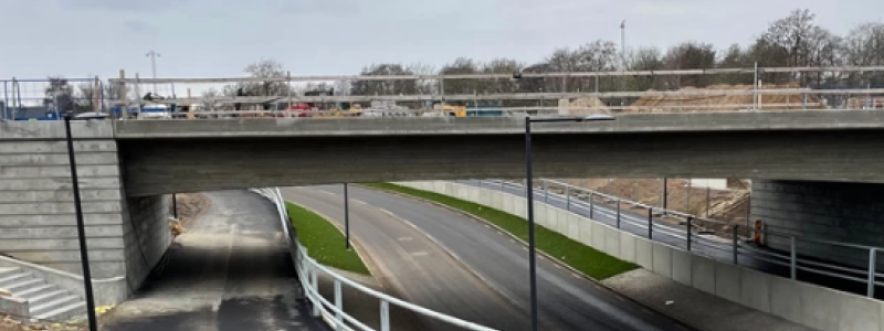 Dubbelspåret just nu och en blick framåt. Foto: Trafikverket