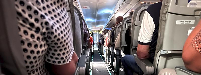 Antalet passagerare i luften ökade i fjol. Foto: Anna Kassander/Transportstyrelsen