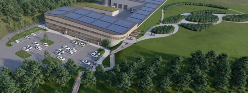 Blir ett av Sveriges modernaste avloppsreningsverk. Foto: Inhouse Tech