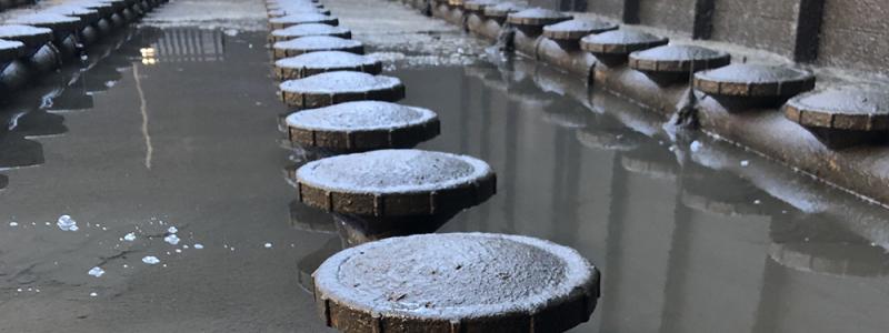 Bassängbotten reningsverk. Foto: IVL/claudio schwarz/unsplash