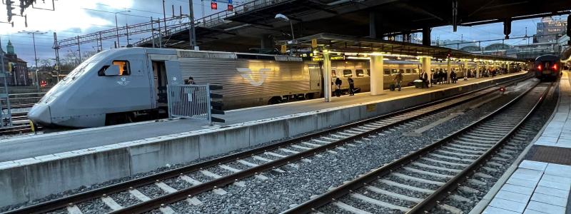 Järnvägen måste ses som ett huvudtransportmedel, skriver Hans Sternlycke här i sin debattartikel.
Foto: John Hardwick
