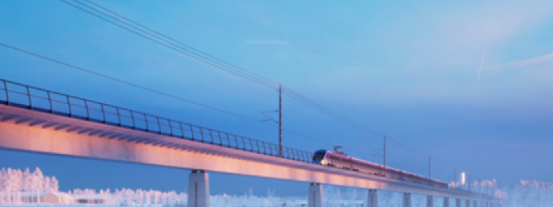 Brons arkitektur hjälper till att framhäva Robertsfors känsliga natur. Bild: Trafikverket