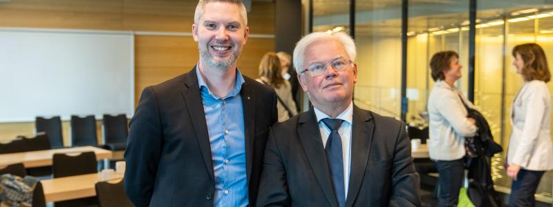 Christoffer Öqvist och Jan Owe-Larsson. Foto: Mälardalsrådet
