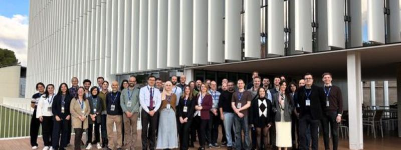 Första projektmötet i Barcelona med representanterna från alla 19 institutioner som deltar i forskningsprojektet. Foto: Computer Center i Barcelona. Foto: Computer Center i Barcelona