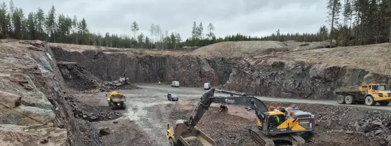 Arbetet med tunneldrivningen kommer att pågå i flera år. Foto: Trafikverket