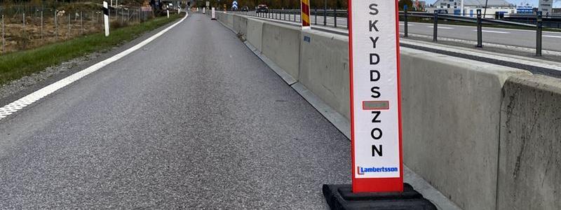 Projektet innefattar en 3,2 mil lång sträcka som omvandlas till en fyrfilig motorväg. Foto: Lambertssob